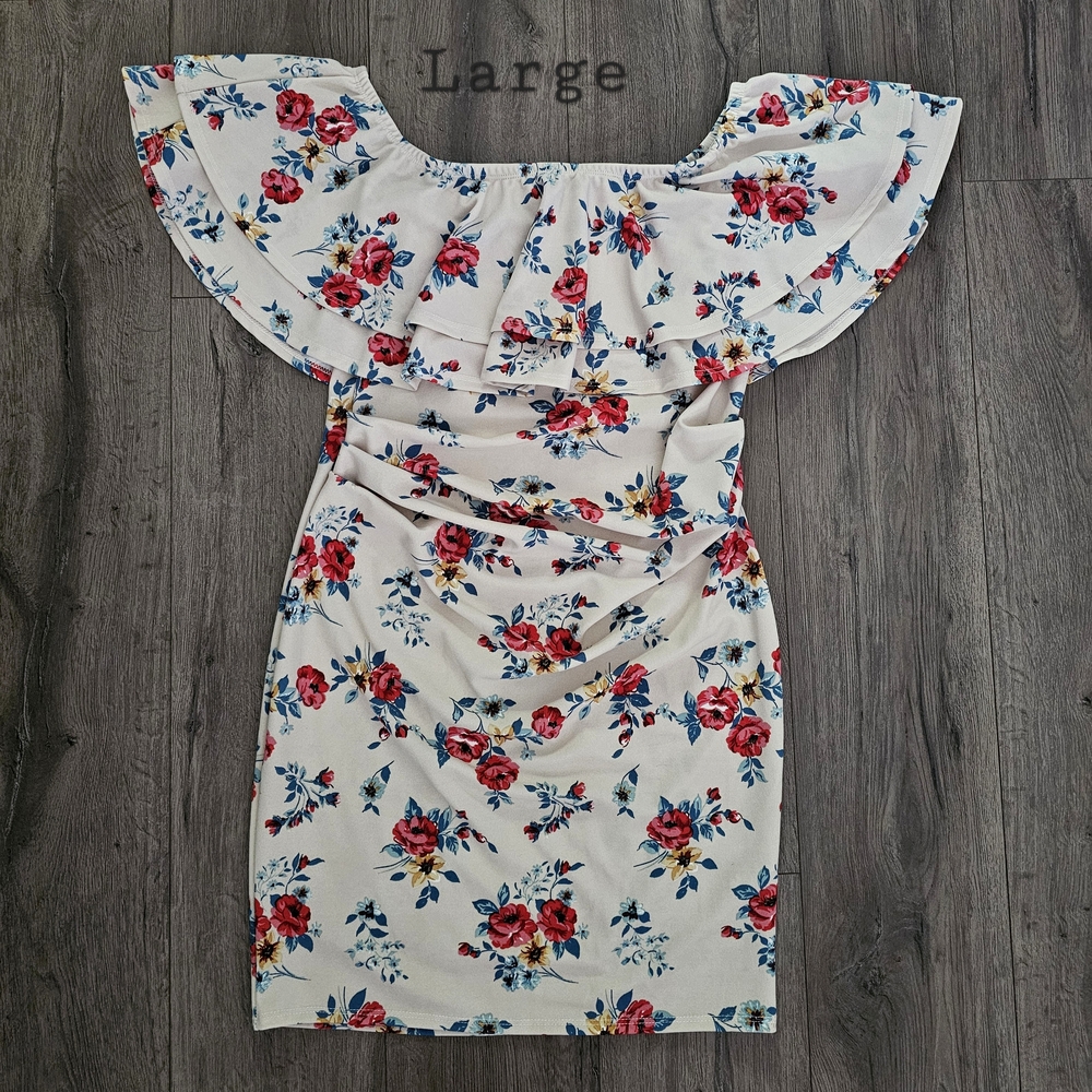 Floral Off-Shoulder Dress